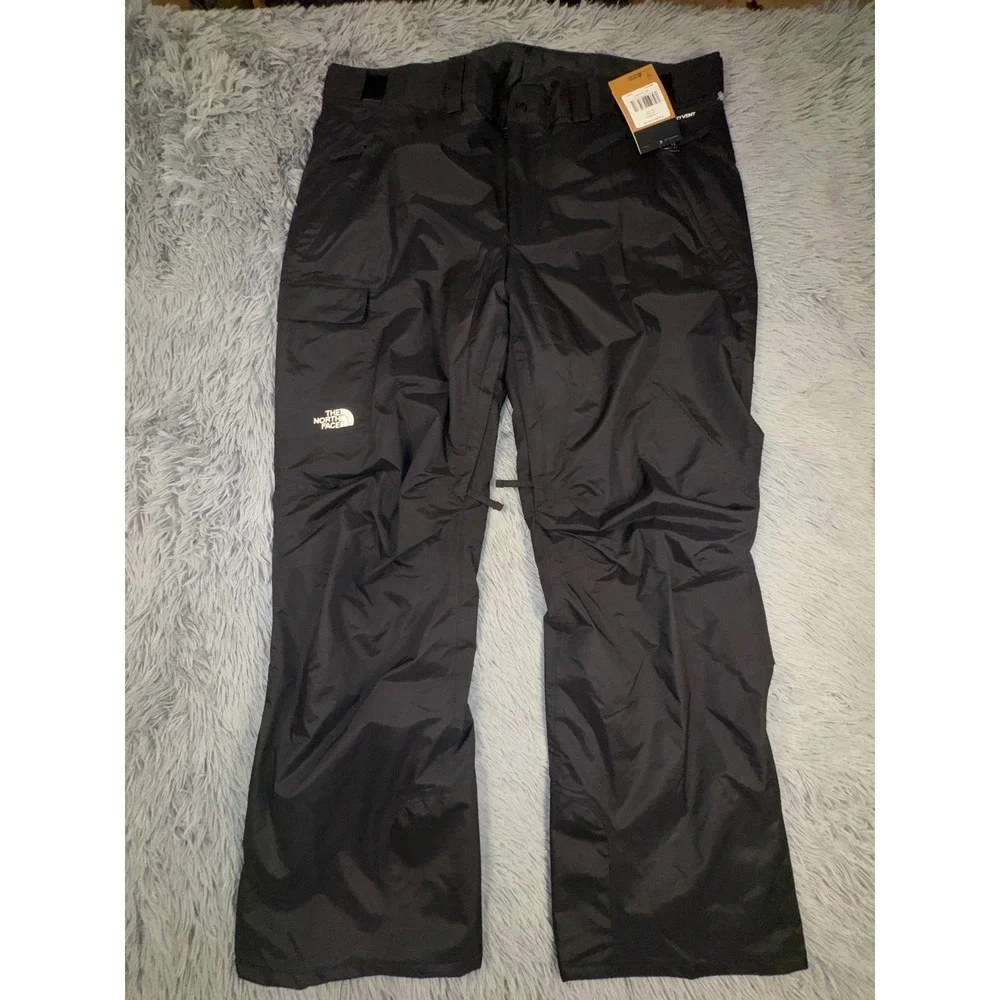 The North Face Freedom Snow Pants Men's XXL DryVent Ski Snowboard TNF Black‎ NEW